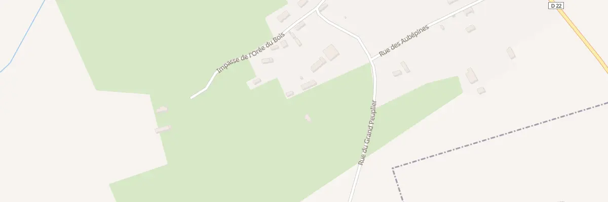 Plan du 7 Rue du Grand Peuplier à Drucourt