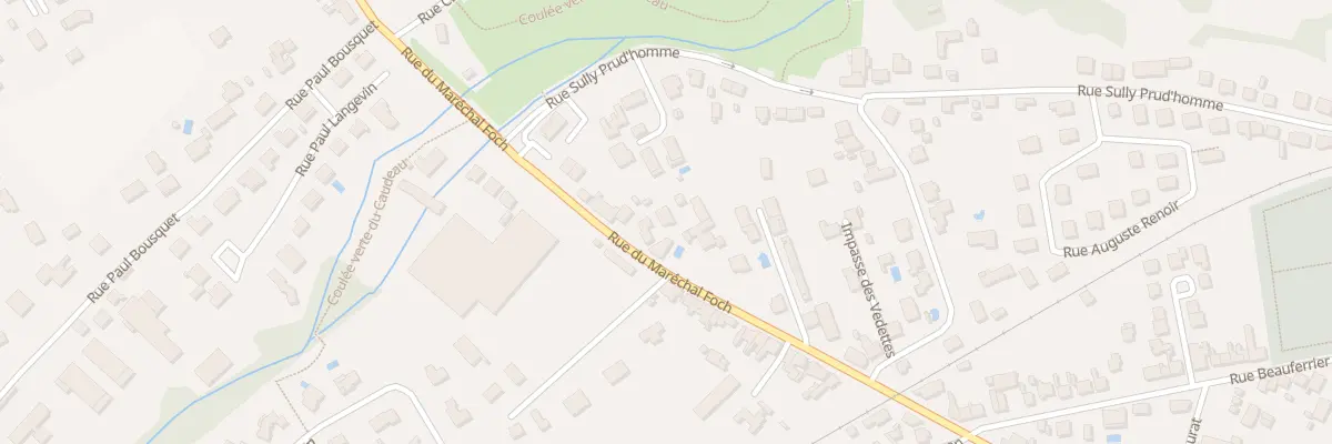 Plan du 17 Rue du Maréchal Foch à Bergerac