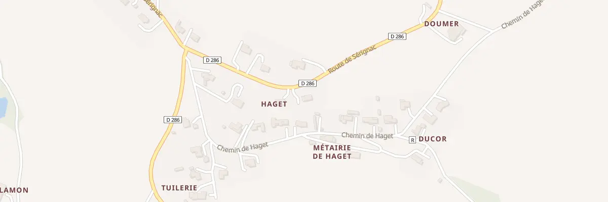 Plan du 626 Rte de Sérignac à Montagnac-sur-Auvignon
