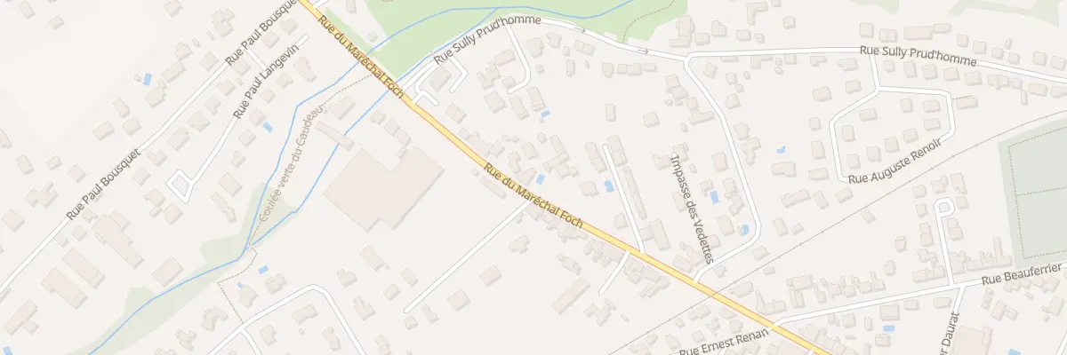 Plan du 13 Rue du Maréchal Foch à Bergerac