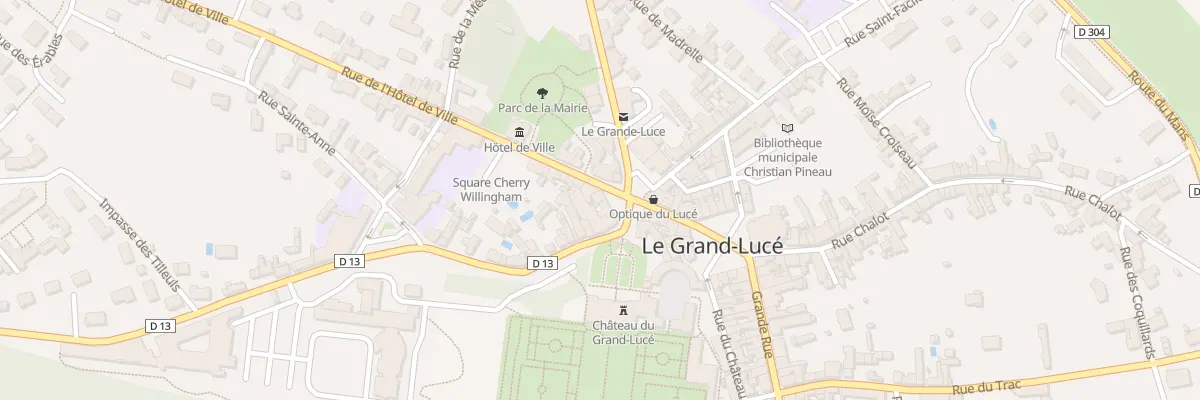 Plan du 5 Pl du Château au Grand-Lucé