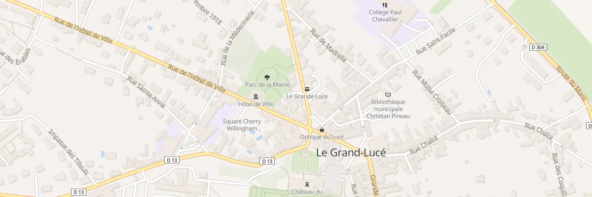 Plan du 5 Rue Leon Aubert au Grand-Lucé