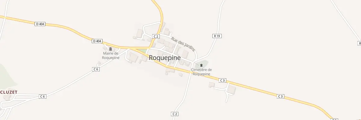 Plan du 5038 Au Village à Roquepine