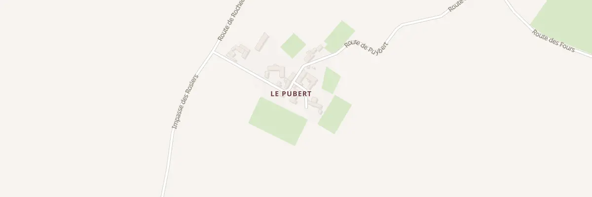 Plan du 134 Le Pubert à Parçay-sur-Vienne