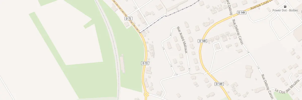 Plan du 408 Rte de Mirville à Bolbec