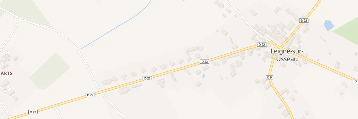 Plan du 12 Rte de Saint-Gervais à Leigné-sur-Usseau