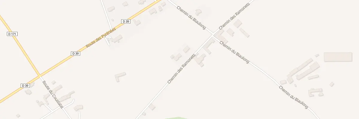 Plan du 576 Che des Ramonets à Villeneuve-Lécussan
