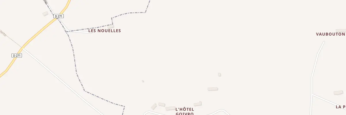Plan du 57 L’Hotel Goivro à Courgeoût