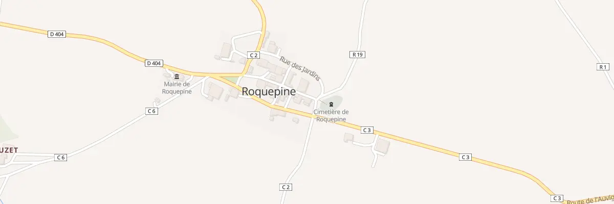 Plan du 6 Rue du Chateau à Roquepine