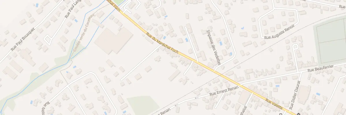 Plan du 26 Rue du Maréchal Foch à Bergerac