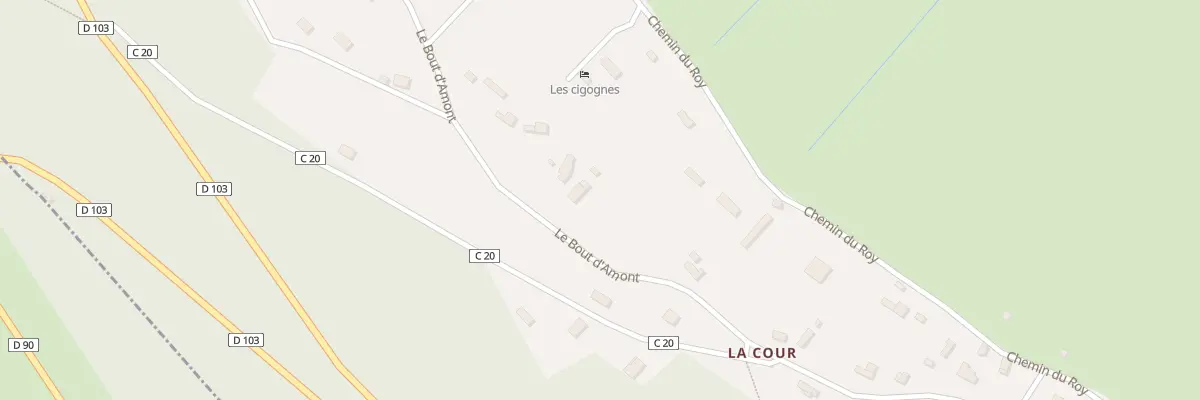 Plan du 154 La Cour à Marais-Vernier