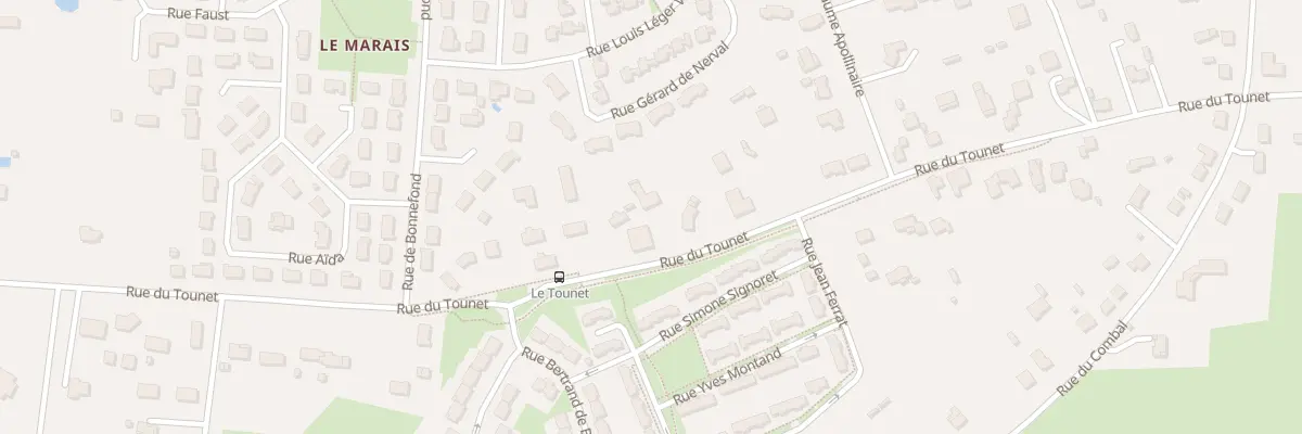 Plan du 70 Rue du Tounet à Bergerac