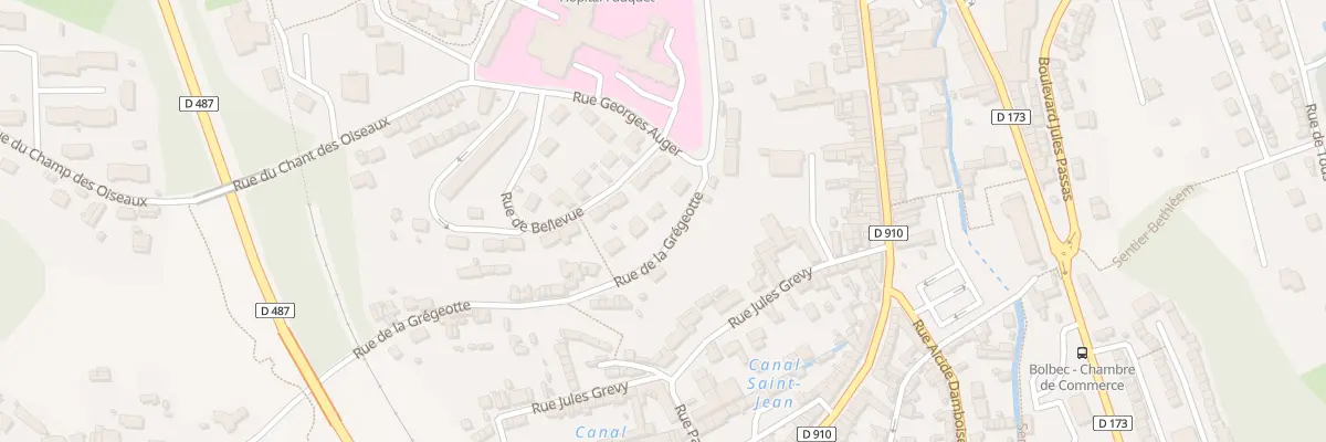 Plan du 4 Rue de la Grégeotte à Bolbec