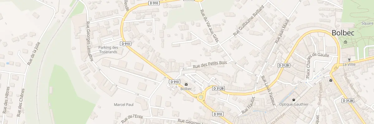 Plan du 1 Rue des Petits Bois à Bolbec