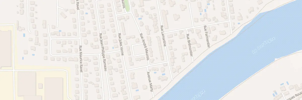 Plan du 5 Rue Andre Maurois à Bergerac