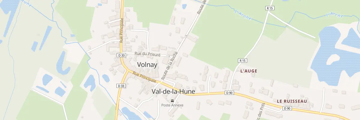 Plan du 4 Rte de la Roche à Val-de-la-Hune