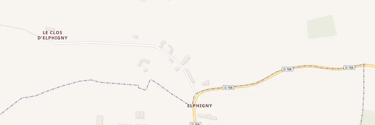 Plan du 3 Village d’Elphigny à Saint-Ouen-de-Sécherouvre