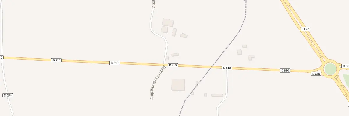 Plan du 16 Rte du Tremblay à Morainville-Jouveaux