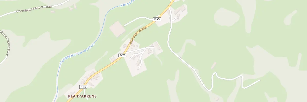 Plan de Thou à Nistos