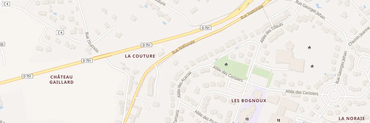 Plan du 23 All des Acacias à Azay-le-Rideau