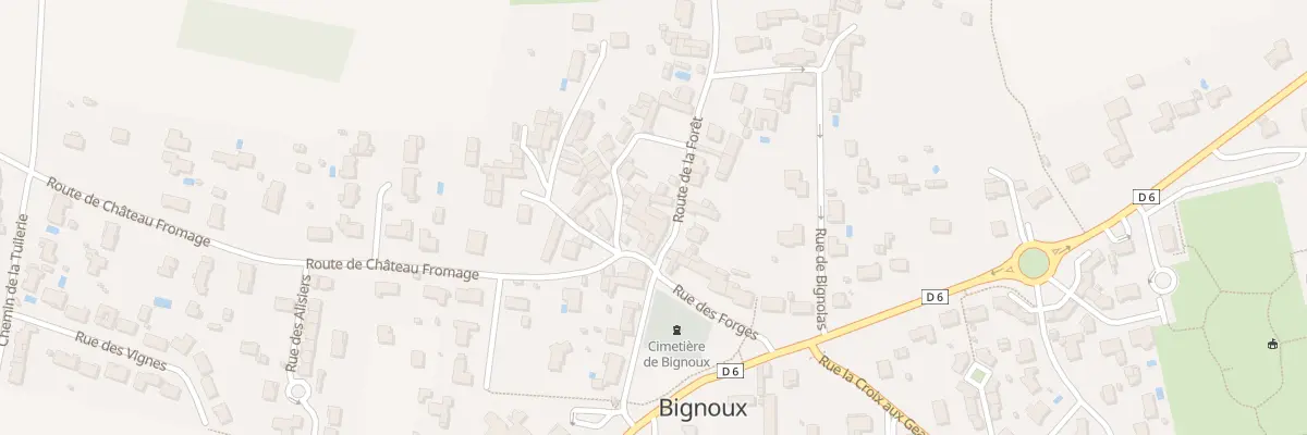 Plan du 15 Rue de la Forêt à Bignoux