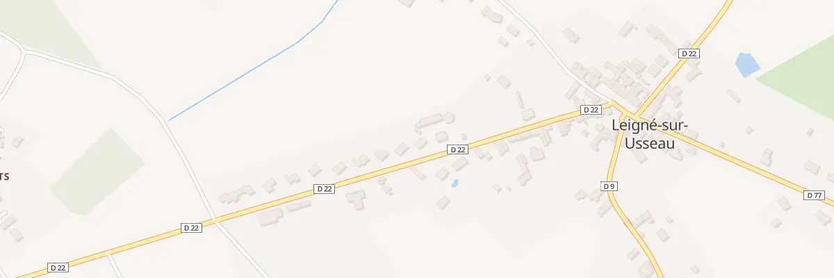 Plan du 10 Rte de Saint-Gervais à Leigné-sur-Usseau