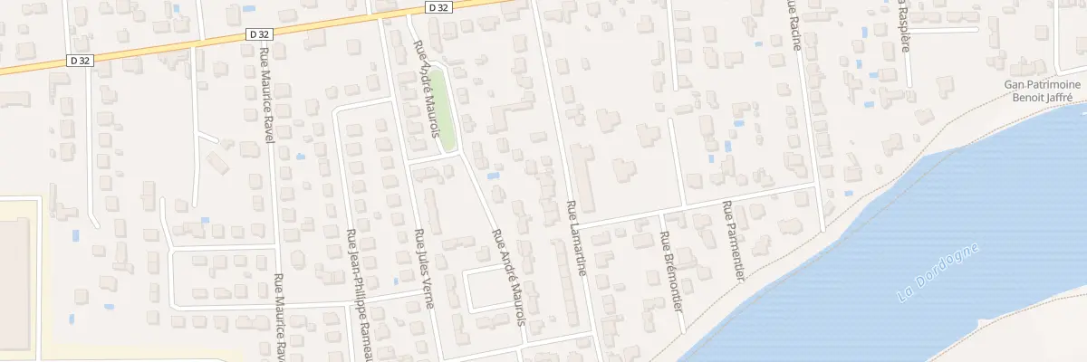 Plan du 24 Rue Lamartine à Bergerac