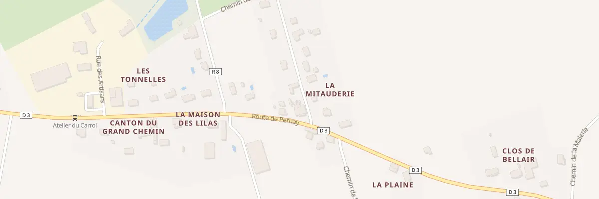 Plan du 55 La Mitauderie à Ambillou