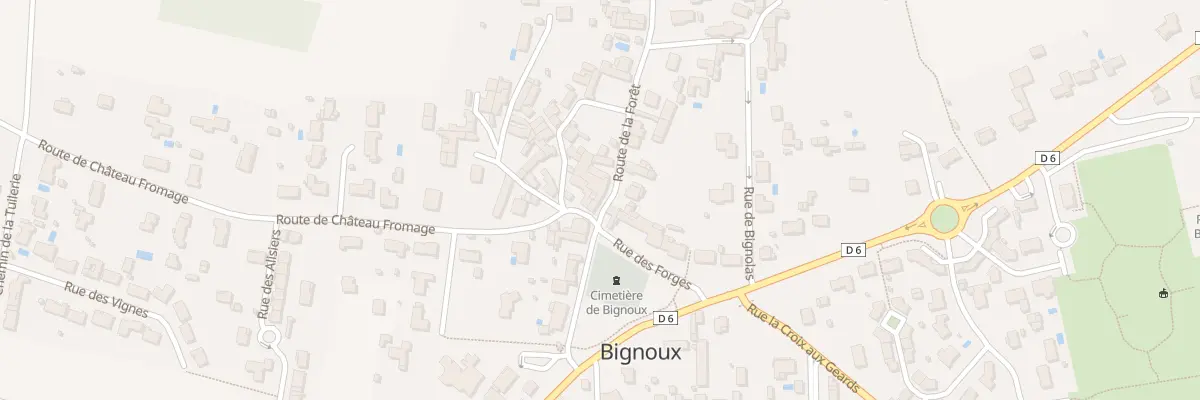 Plan du 13 Rue de la Forêt à Bignoux