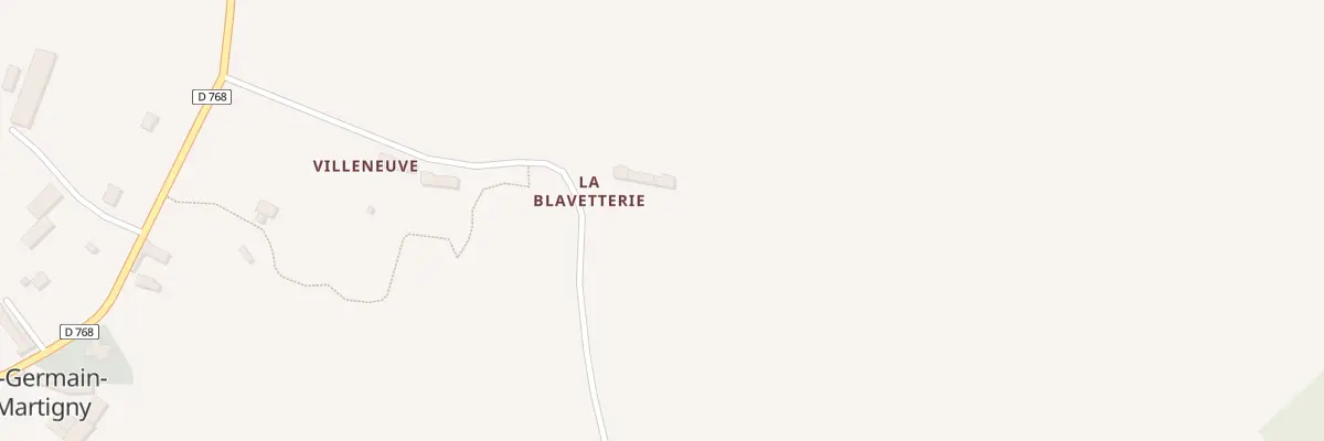 Plan du 41 La Blavetrie à Saint-Germain-de-Martigny