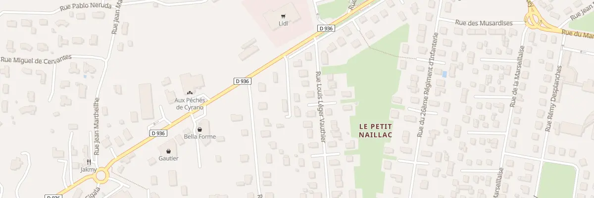 Plan du 9 Rue Louis Léger Vauthier à Bergerac