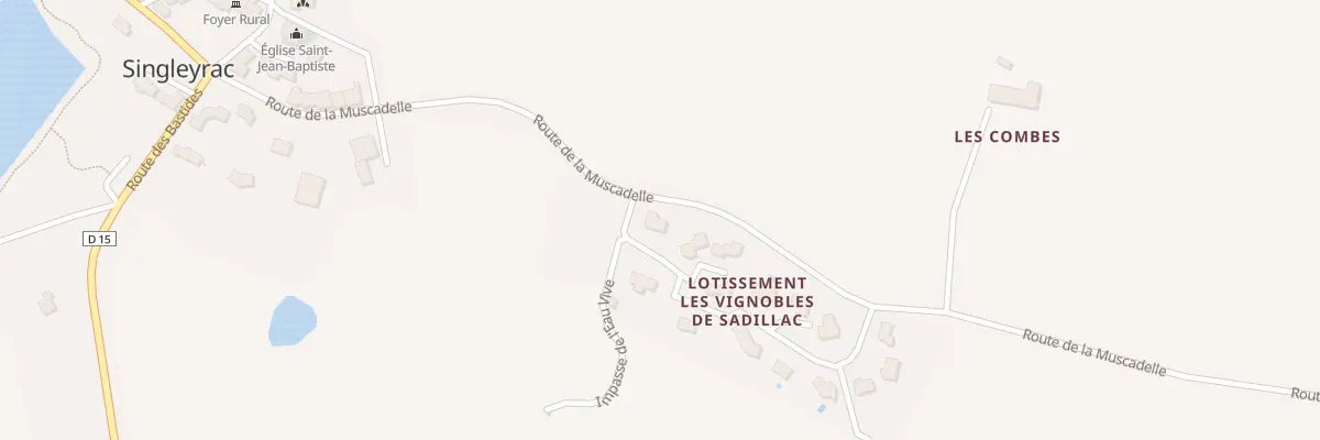 Plan du 1 Imp du Malbec à Singleyrac