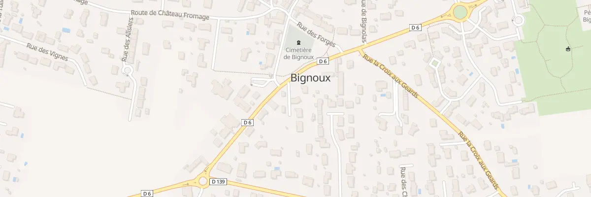 Plan du 5Q Rue du Grand St Hubert à Bignoux