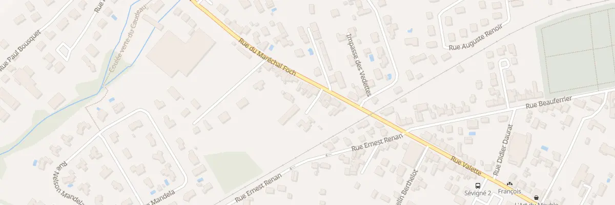 Plan du 14 Rue du Maréchal Foch à Bergerac