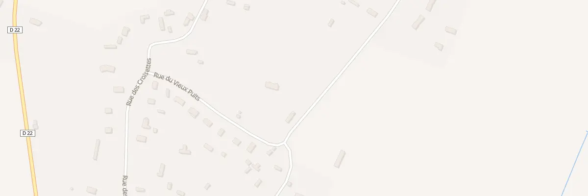 Plan du 2 Rue du Vieux Puits à Drucourt