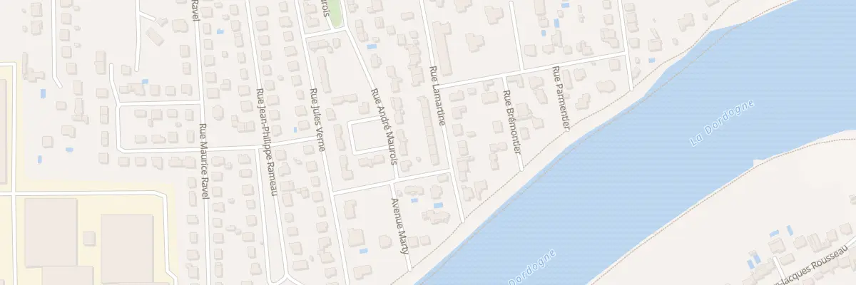 Plan du 8 Rue Lamartine à Bergerac