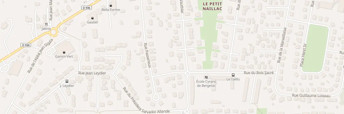 Plan du 35 Rue Louis Léger Vauthier à Bergerac