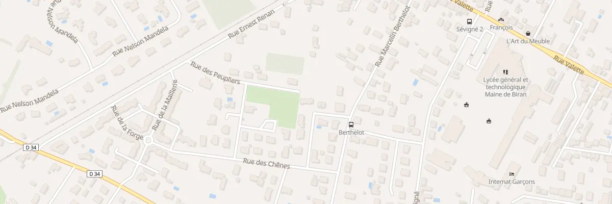 Plan du 10 Rue des Ormes à Bergerac