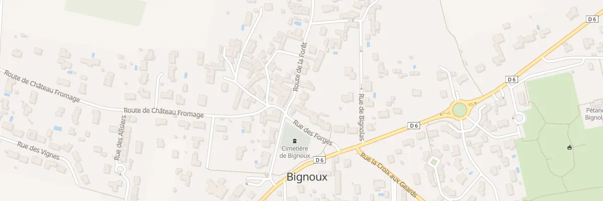 Plan du 2B Rue de la Forêt à Bignoux