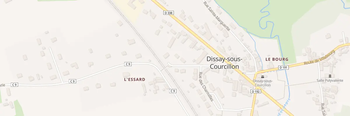 Plan du 8 Rue de la Passerelle à Dissay-sous-Courcillon
