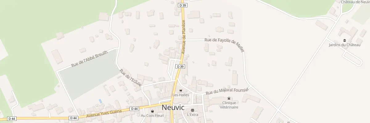 Plan du 8 Pl du Chapdal à Neuvic