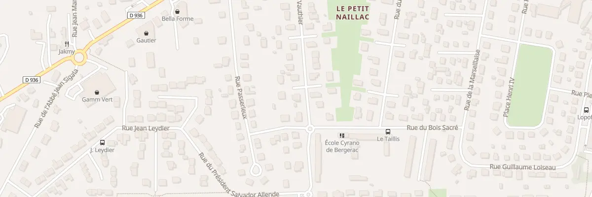 Plan du 37 Rue Louis Léger Vauthier à Bergerac