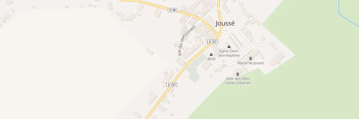 Plan du 20 Rue des Loges à Joussé