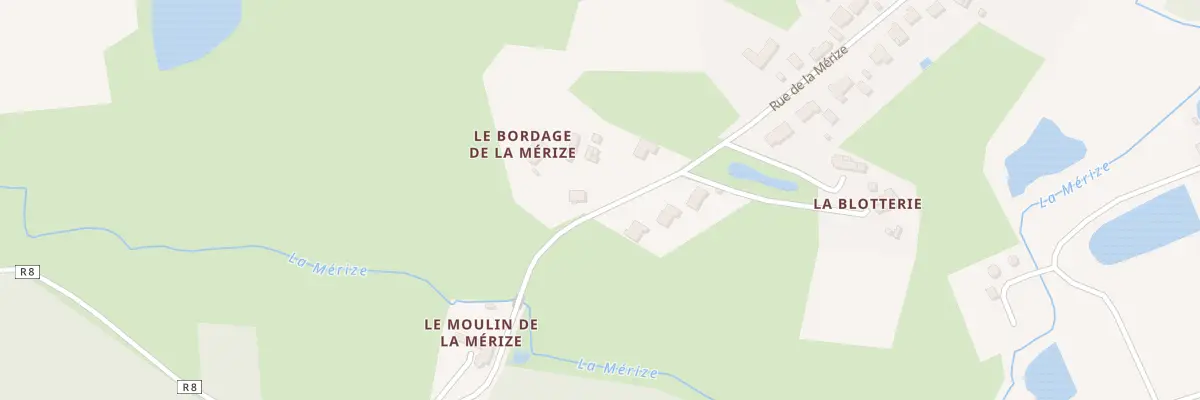 Plan du 54 Rue de la Merize au Breil-sur-Mérize