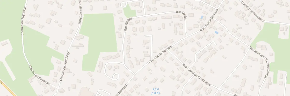 Plan du 32B Rue Claude Bernard à Bergerac