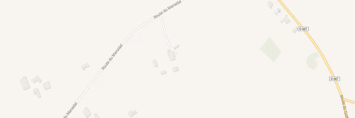 Plan du 297 Rte du Manadal à Coulx