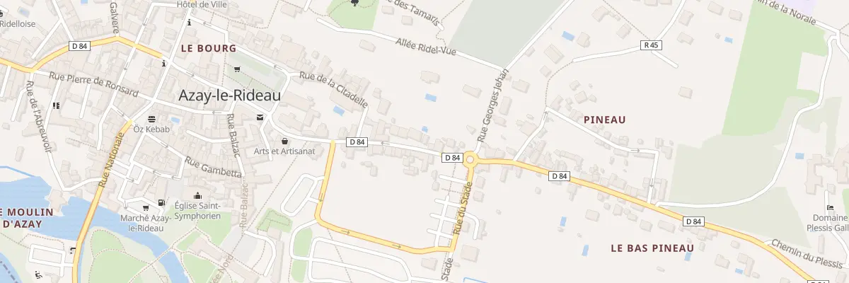 Plan du 19B Rue de Pineau à Azay-le-Rideau