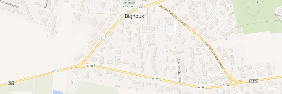 Plan du 10 Rue de la Petite Caborgne à Bignoux