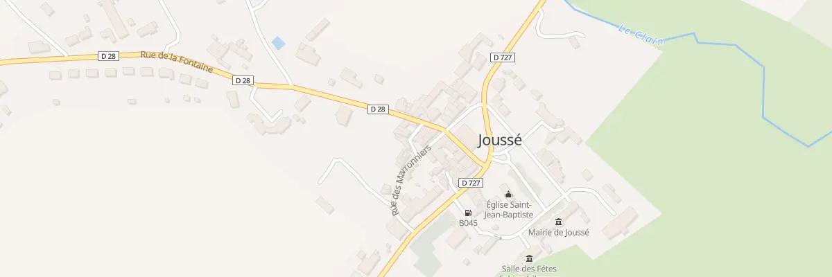 Plan du 8 Rue des Marronniers à Joussé