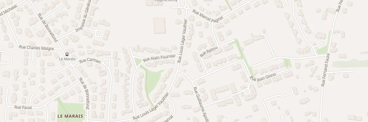 Plan du 58 Rue Louis Léger Vauthier à Bergerac